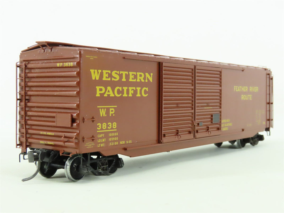 HO Scale Kadee #6505 WP Feather River Route 50&#39; Box Car #3838- Custom Weathered