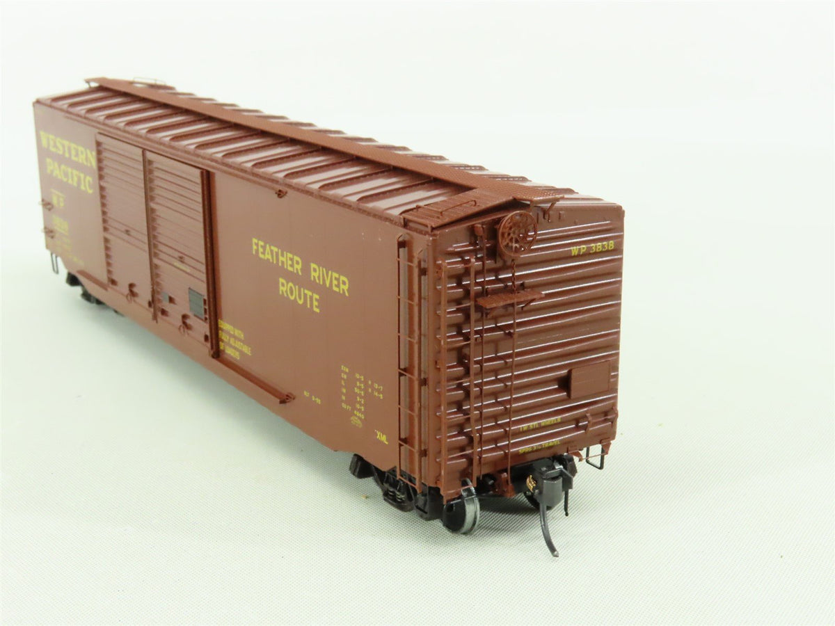 HO Scale Kadee #6505 WP Feather River Route 50&#39; Box Car #3838- Custom Weathered