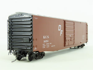 HO Kadee #6107 KCS Kansas City Southern 50' Box Car #1650 - Custom Weathered