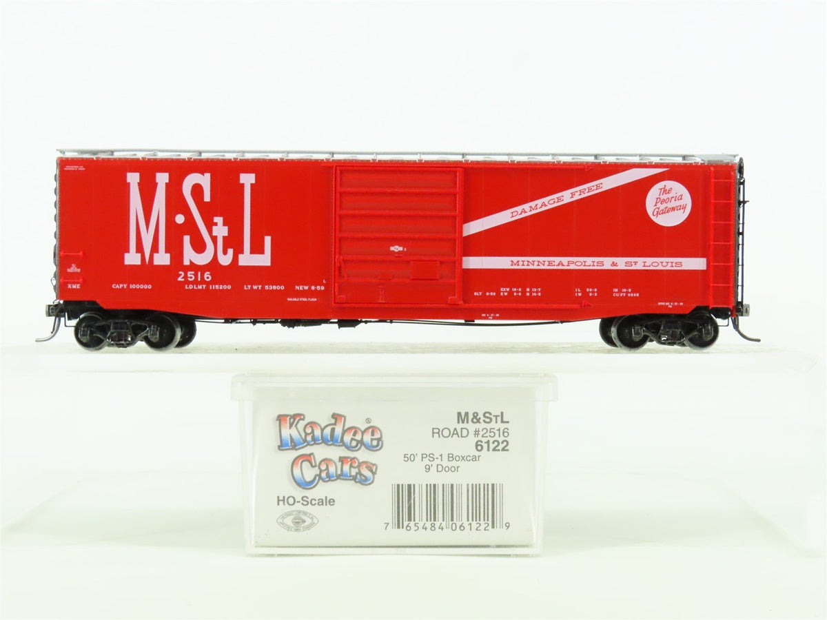 HO Kadee #6122 M&amp;StL The Peoria Gateway 50&#39; Box Car #2516 - Custom Weathered