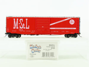 HO Kadee #6122 M&StL The Peoria Gateway 50' Box Car #2516 - Custom Weathered