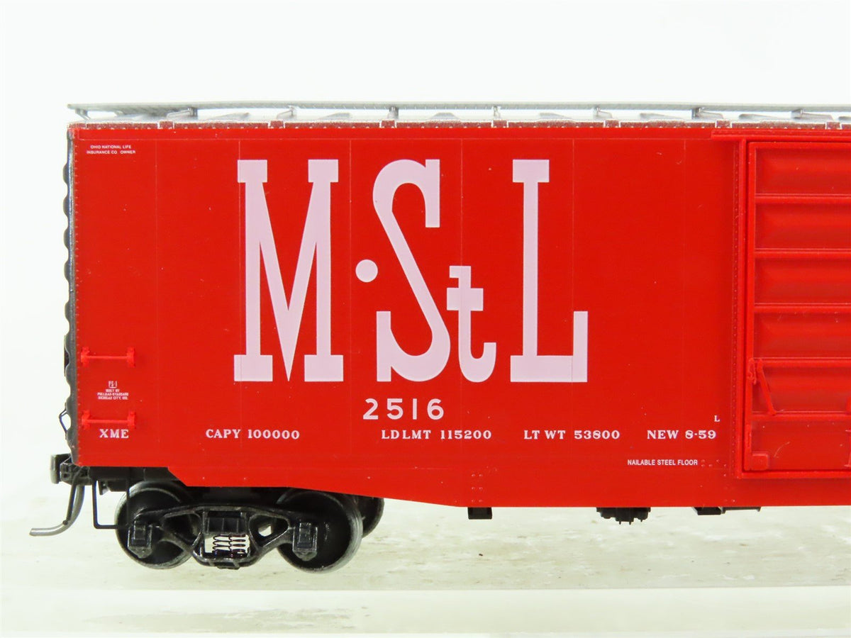 HO Kadee #6122 M&amp;StL The Peoria Gateway 50&#39; Box Car #2516 - Custom Weathered