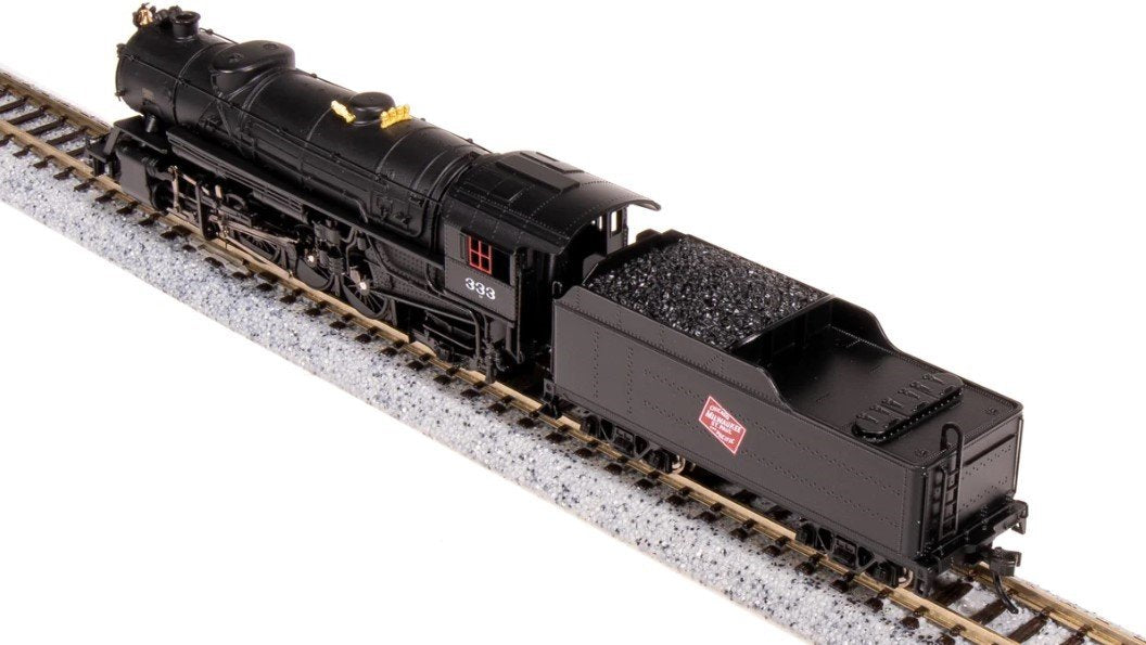 N Broadway LTD BLI 7836 Milwaukee Road 2-8-2 Heavy Mikado Steam #333 w/ Paragon4