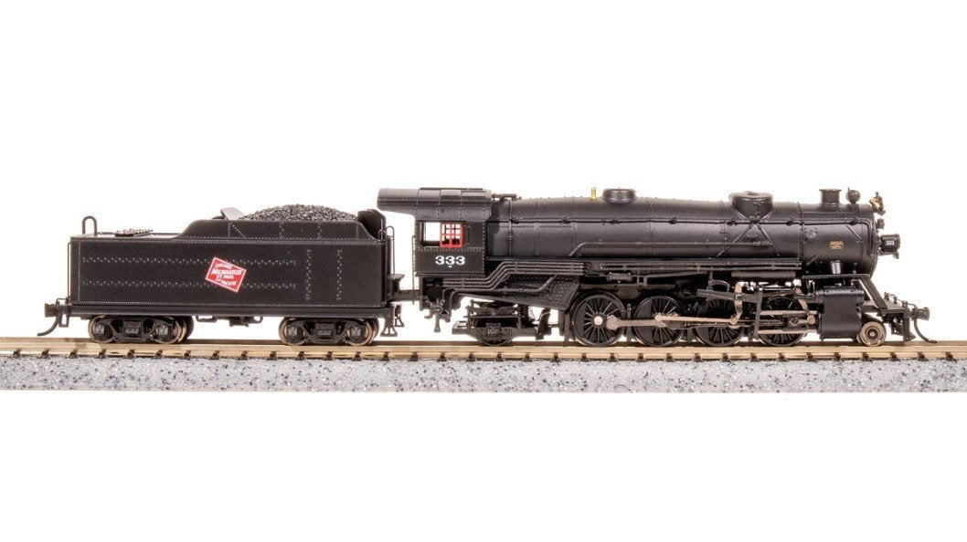 N Broadway LTD BLI 7837 Milwaukee Road 2-8-2 Heavy Mikado Steam #378 w/ Paragon4