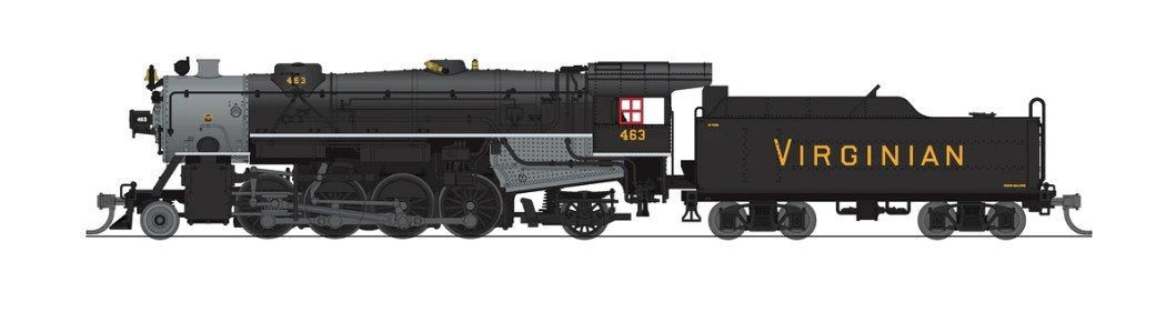 N Broadway LTD BLI 7841 VGN Virginian 2-8-2 Heavy Mikado Steam #478 w/ Paragon4