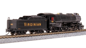 N Broadway LTD BLI 7841 VGN Virginian 2-8-2 Heavy Mikado Steam #478 w/ Paragon4