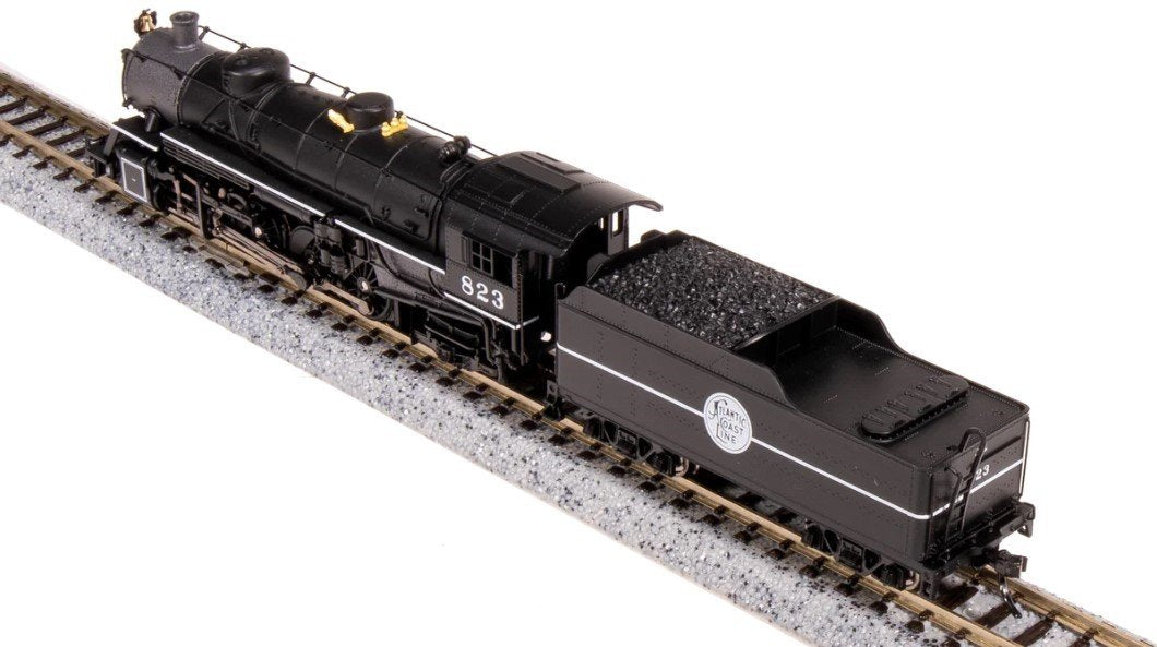 N Broadway BLI 7850 ACL Atlantic Coast Line 2-8-2 Mikado Steam #823 w/ Paragon4