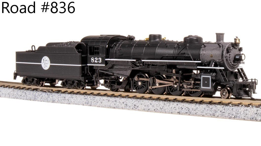 N Broadway BLI 7851 ACL Atlantic Coast Line 2-8-2 Mikado Steam #836 w/ Paragon4