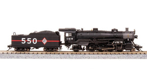 N Broadway BLI 7853 CIM Chicago & Illinois Midland 2-8-2 Steam #551 w/ Paragon4