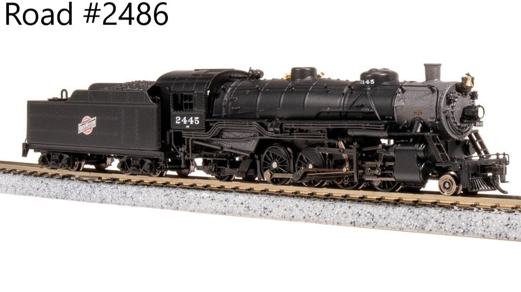 N Broadway BLI 7855 CNW Chicago North Western 2-8-2 Mikado Steam 2486 w/Paragon4