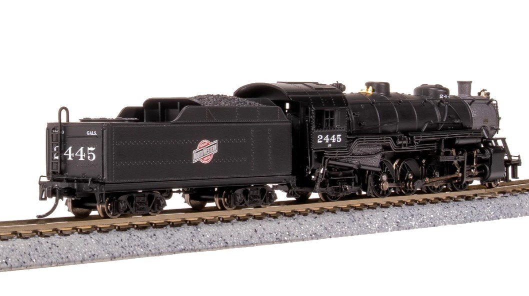 N Broadway BLI 7855 CNW Chicago North Western 2-8-2 Mikado Steam 2486 w/Paragon4