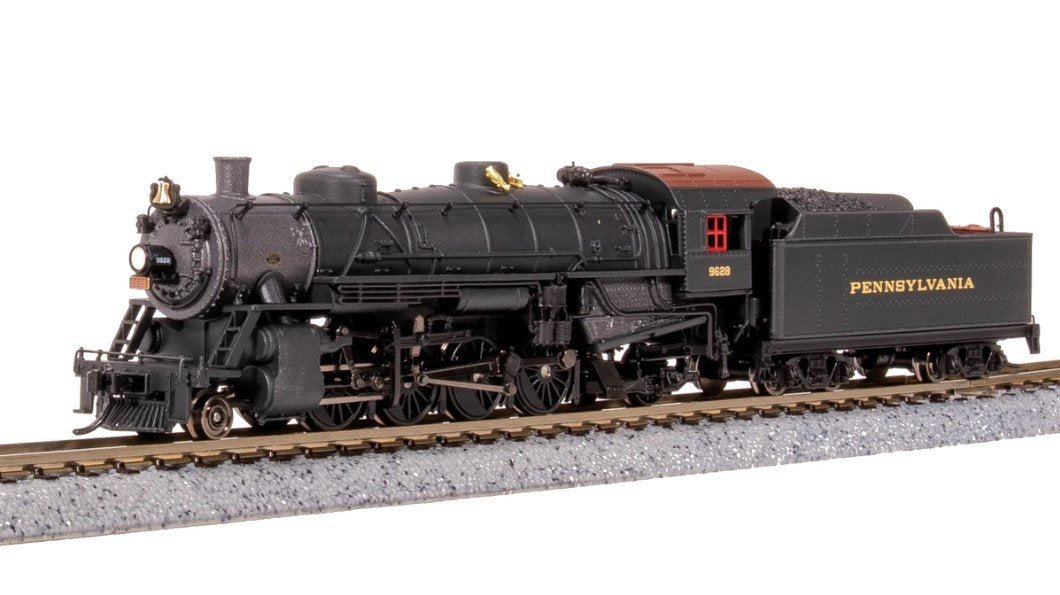 N Broadway LTD BLI 7860 PRR Pennsylvania 2-8-2 Mikado Steam #9628 w/ Paragon4