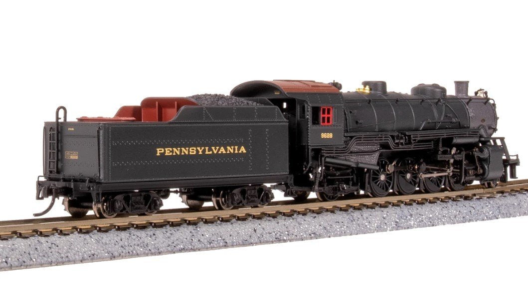 N Broadway LTD BLI 7860 PRR Pennsylvania 2-8-2 Mikado Steam #9628 w/ Paragon4