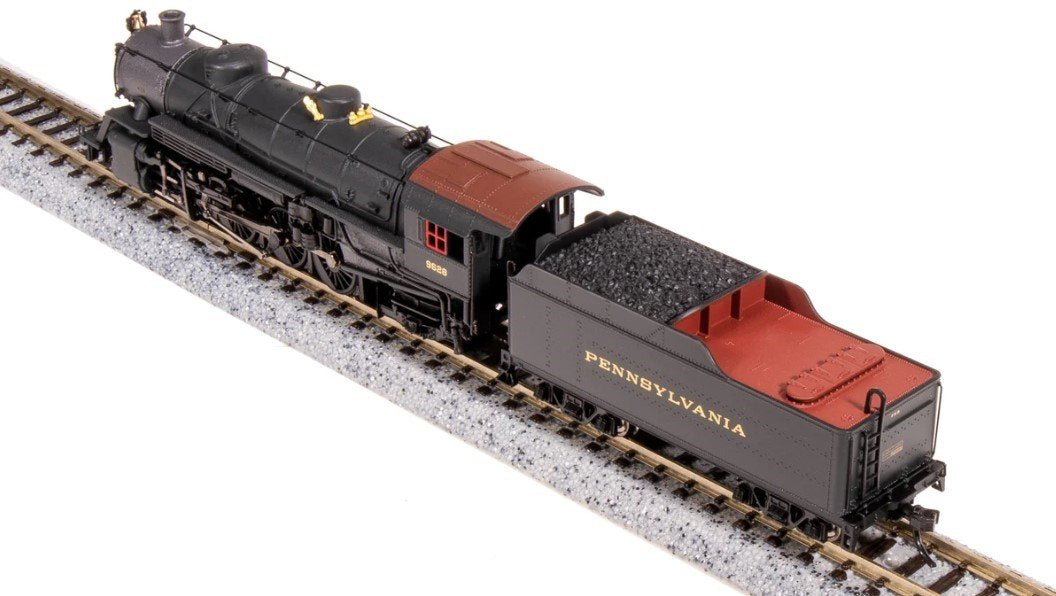 N Broadway LTD BLI 7860 PRR Pennsylvania 2-8-2 Mikado Steam #9628 w/ Paragon4