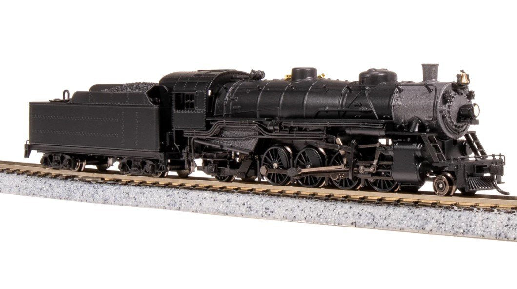 N Broadway Limited BLI 7866 Unlettered 2-8-2 Light Mikado Steam w/ Paragon4