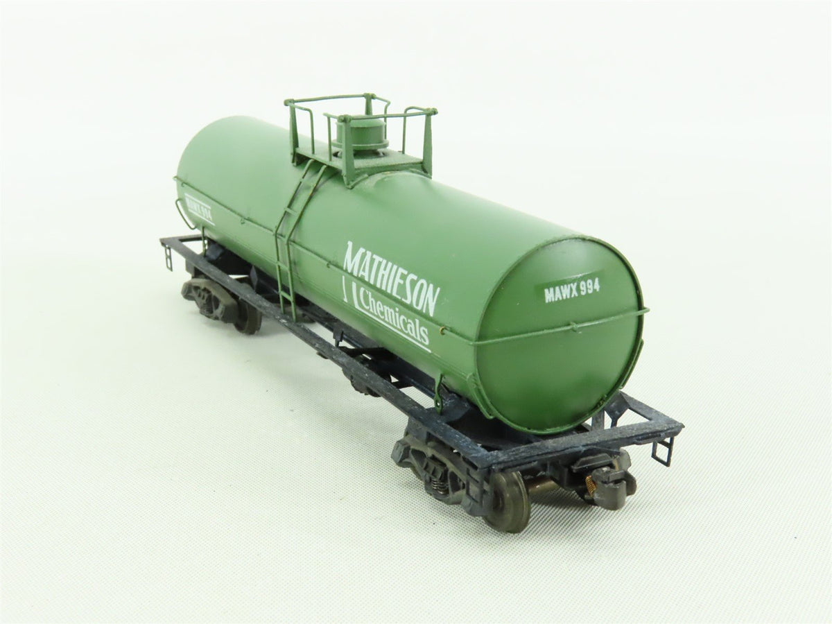 HO Precision Scale Iron Horse 15654-6 BRASS MAWX Mathieson 11k Gal Tank Car #994