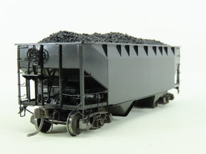 HO Scale Kadee Cars #7501 Undecorated 50 Ton 2-Bay Offset Hopper w/ Coal Load