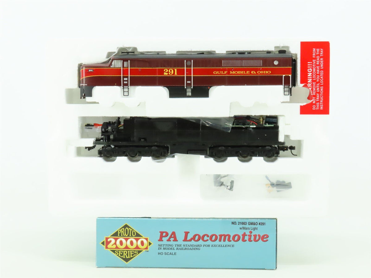 HO Proto 2000 21663 GM&amp;O Gulf Mobile &amp; Ohio ALCO PA Diesel #291 - DCC Ready