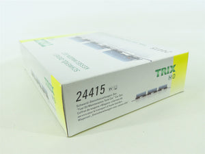 HO Scale Trix 24415 DB German Era IV Fuel Oil Maintenance Tank Cars 3-Pack