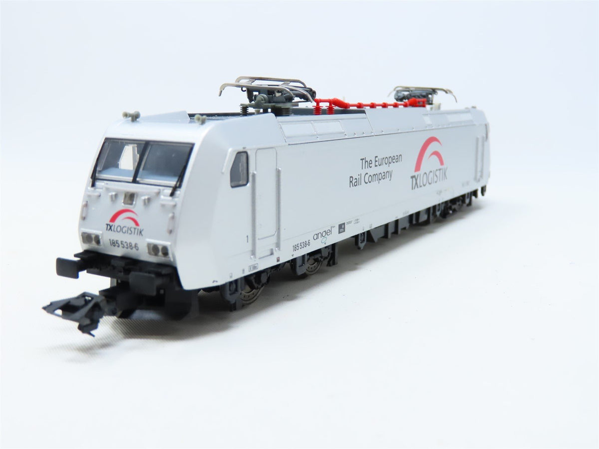 HO Scale Trix 22091 TX Logistik Class BR 185 Electric Locomotive #538-6 w/DCC