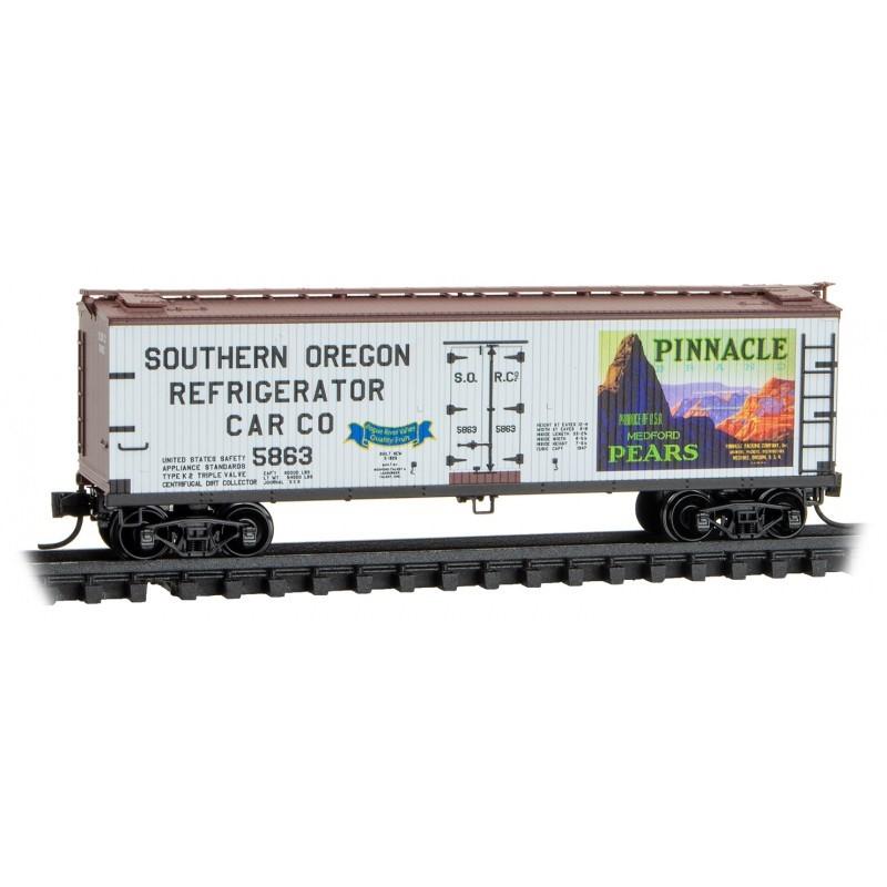 N Micro-Trains MTL 04900943 SORC South Oregon Pinnacle Pears 40' Reefer #5863