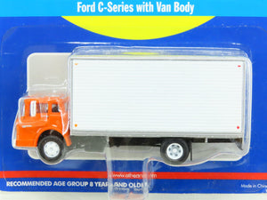 HO 1/87 Scale Athearn #02746 Orange Ford C-Series Tractor w/ Van Body
