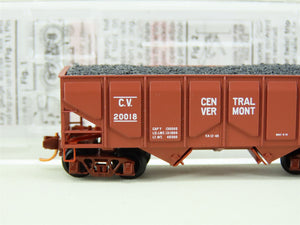 N Scale Micro-Train MTL 085 00 060 CV Central Vermont 2-Bay Hopper w/ Load 20018