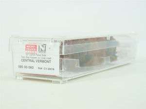 N Scale Micro-Train MTL 085 00 060 CV Central Vermont 2-Bay Hopper w/ Load 20018