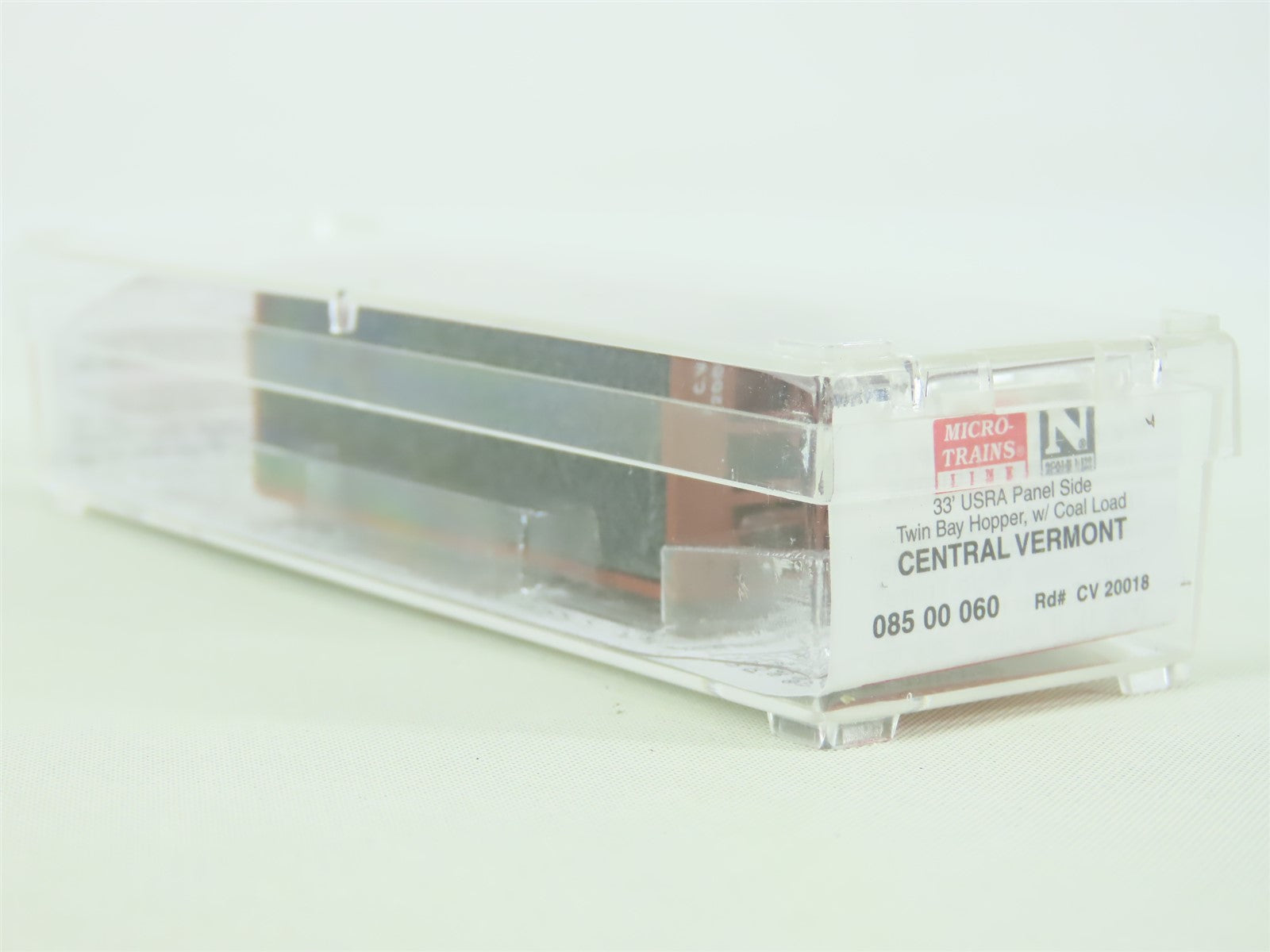 N Scale Micro-Train MTL 085 00 060 CV Central Vermont 2-Bay Hopper w/ Load 20018