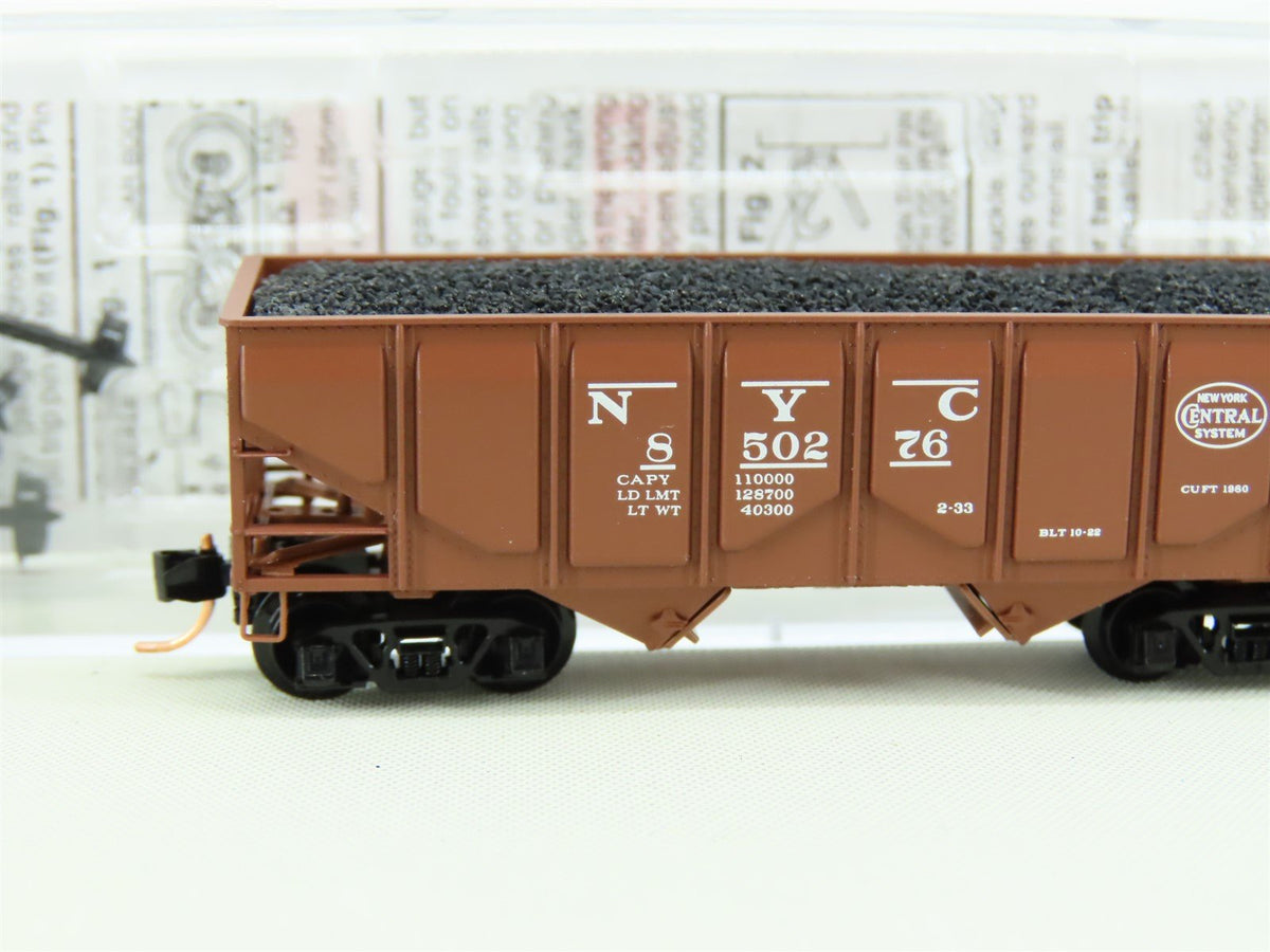 N Micro-Train MTL 085 00 022 NYC New York Central 2-Bay Hopper w/ Load #850276