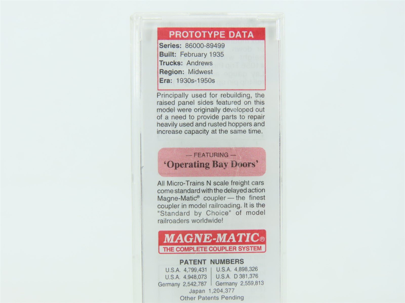 N Scale Micro-Train MTL 085 00 050 SL-SF Frisco 2-Bay Hopper #87422 w/ Coal Load