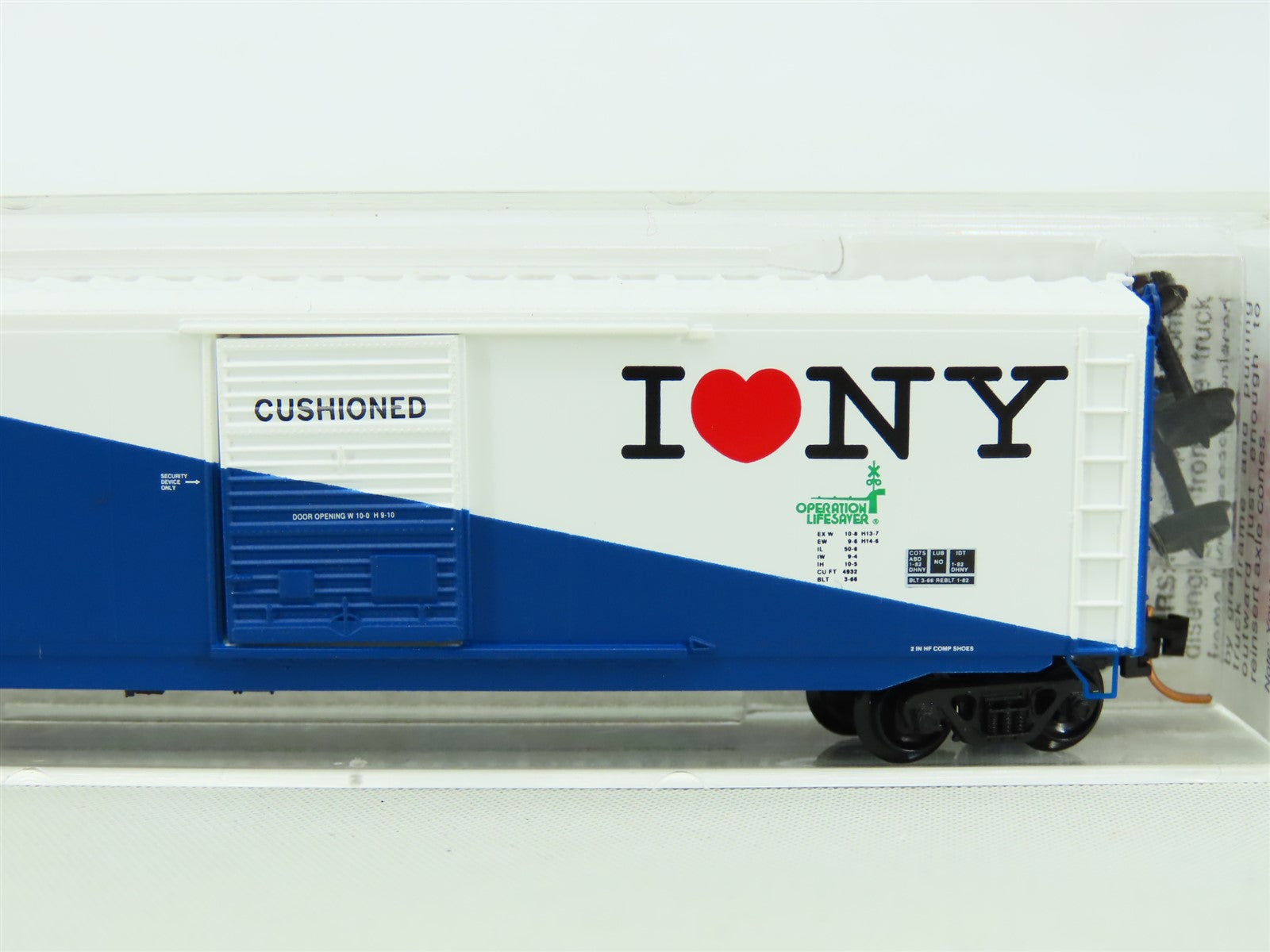 N Scale Micro-Train MTL 77080 DHNY Delaware & Hudson I Love NY Box Car #50137