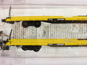 N Scale Micro-Trains MTL #99300033 TTX Trailer Train Flat Car 4-Car Runner Pack