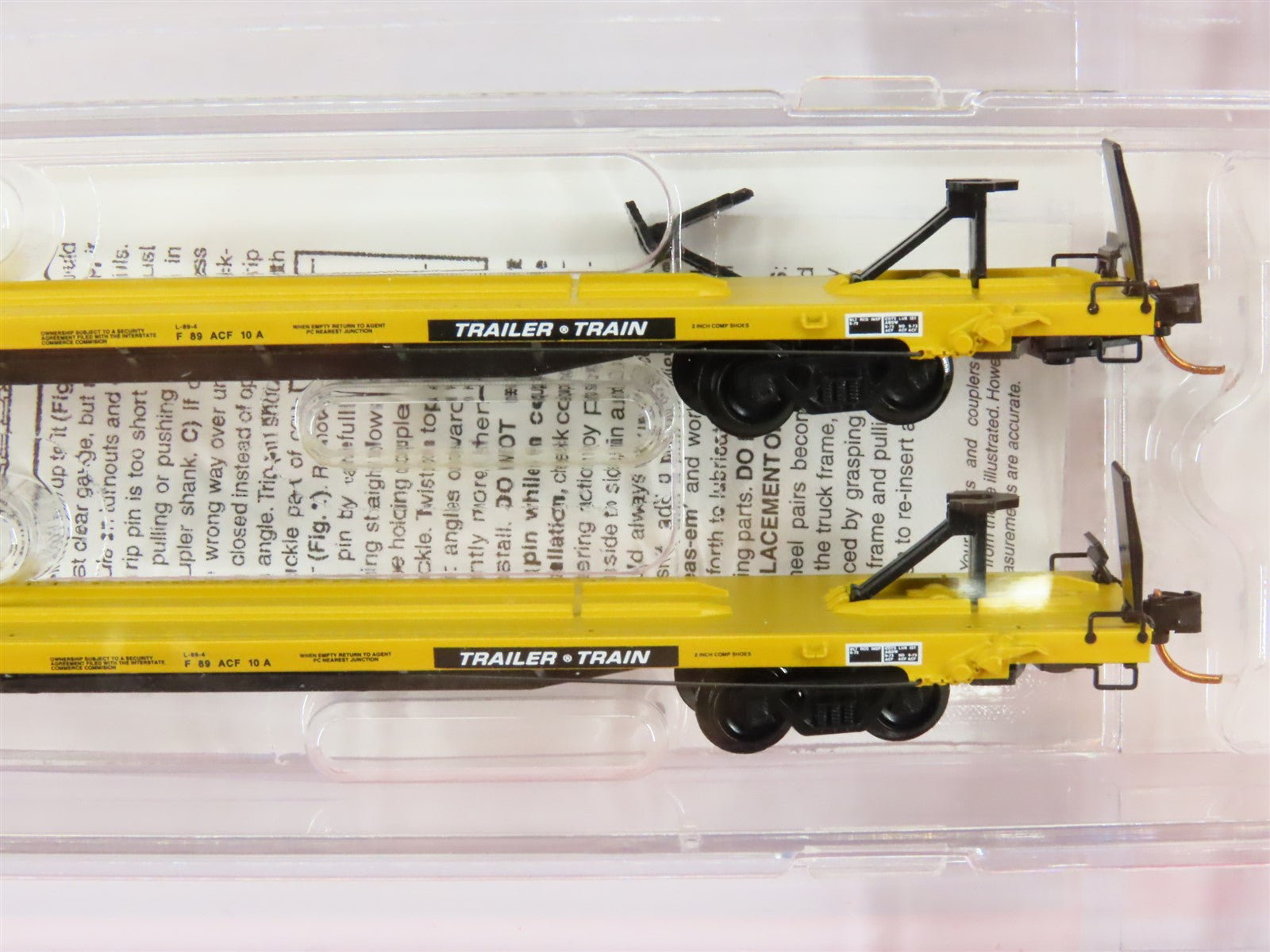 N Scale Micro-Trains MTL #99300033 TTX Trailer Train Flat Car 4-Car Runner Pack