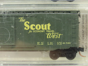 N Micro-Trains MTL #34262 ATSF Map & Slogan Series 40' Box Car 5-Pack - SEALED
