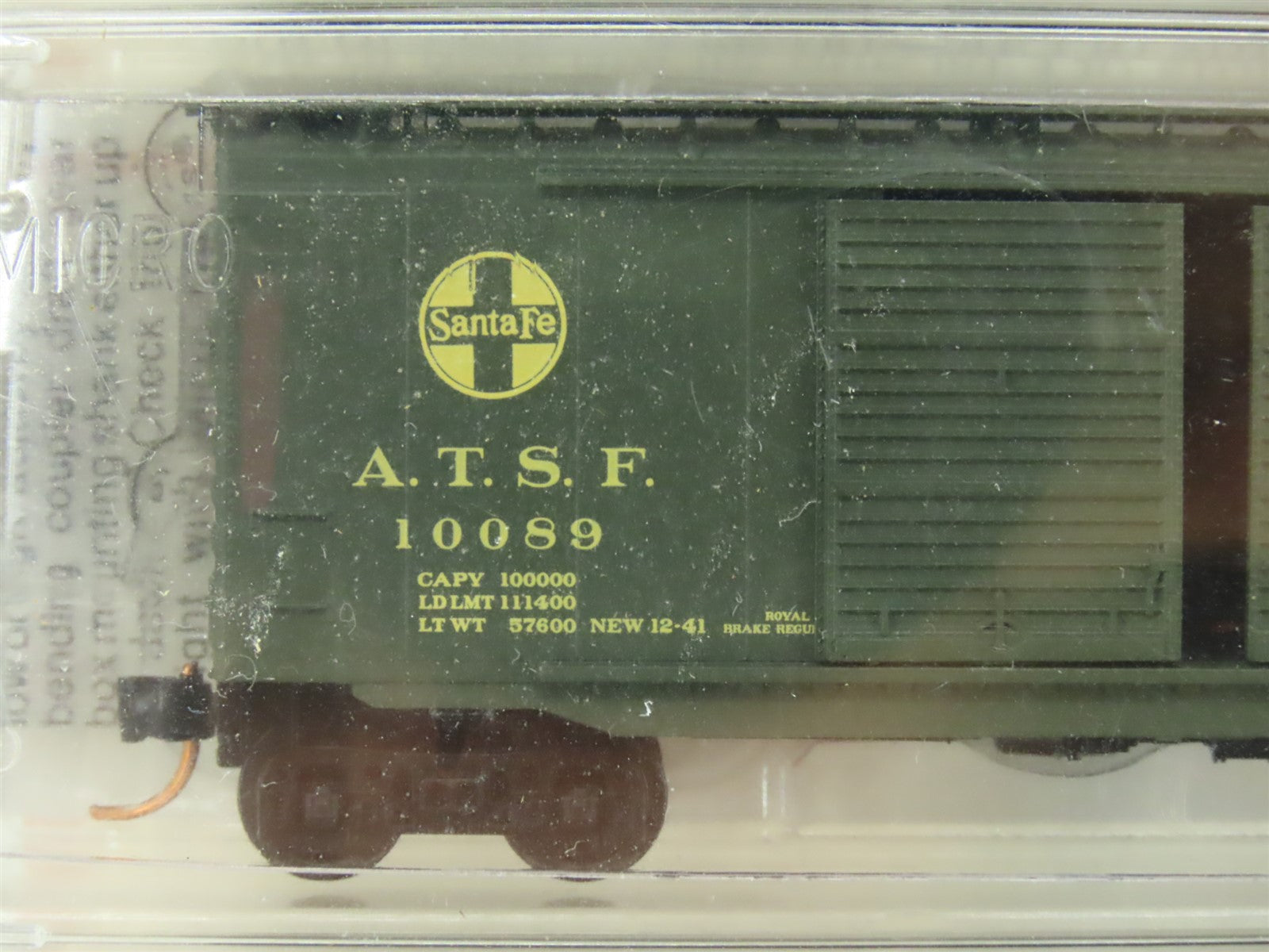 N Micro-Trains MTL #34262 ATSF Map & Slogan Series 40' Box Car 5-Pack - SEALED