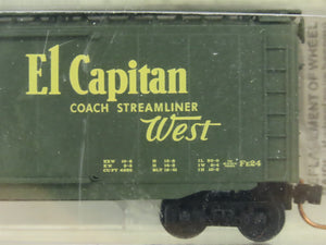 N Micro-Trains MTL #34262 ATSF Map & Slogan Series 40' Box Car 5-Pack - SEALED