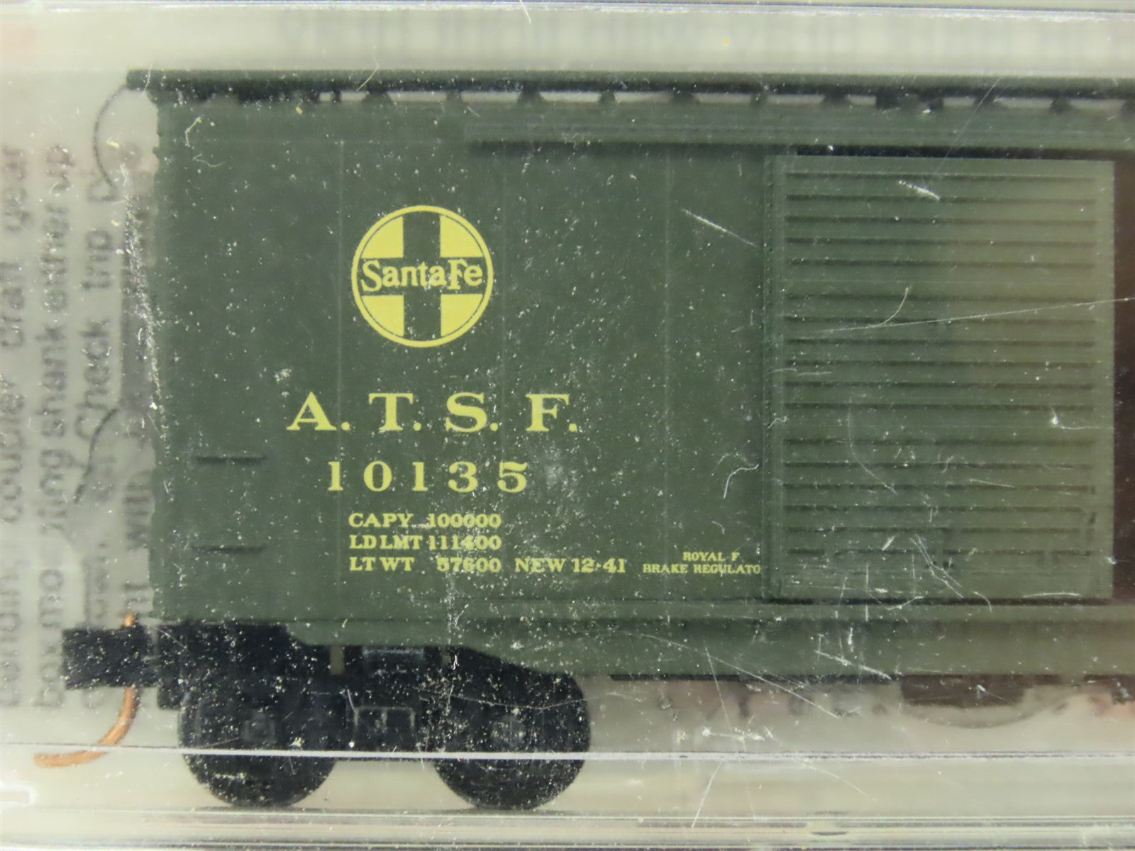 N Micro-Trains MTL #34262 ATSF Map & Slogan Series 40' Box Car 5-Pack - SEALED
