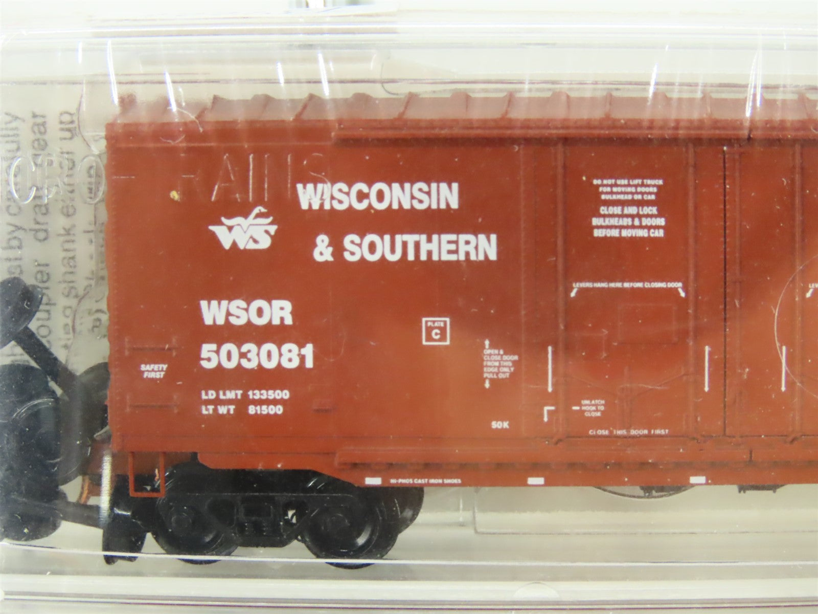 N Scale Micro-Trains MTL #75102 WSOR 9-11 Commemorative 50' Box Car 3-Pack