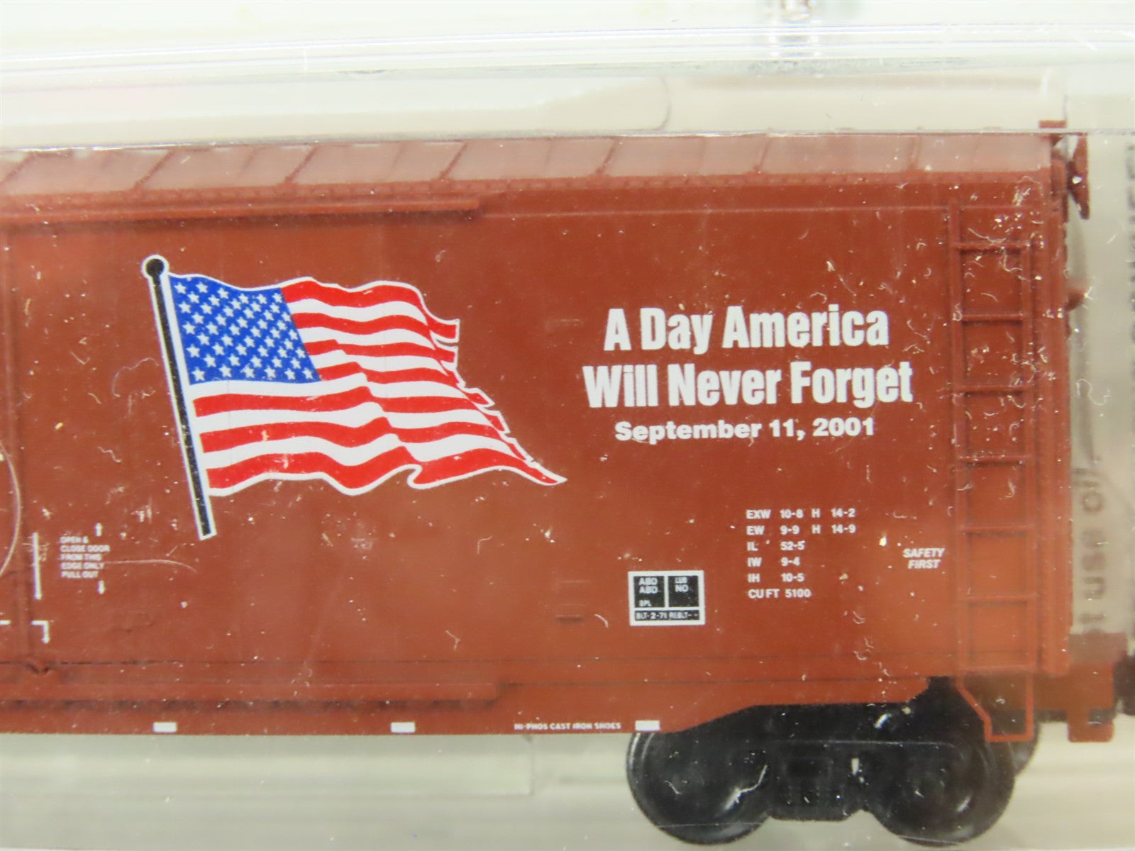 N Scale Micro-Trains MTL #75102 WSOR 9-11 Commemorative 50' Box Car 3-Pack