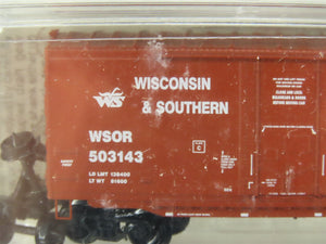 N Scale Micro-Trains MTL #75102 WSOR 9-11 Commemorative 50' Box Car 3-Pack