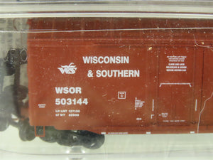 N Scale Micro-Trains MTL #75102 WSOR 9-11 Commemorative 50' Box Car 3-Pack