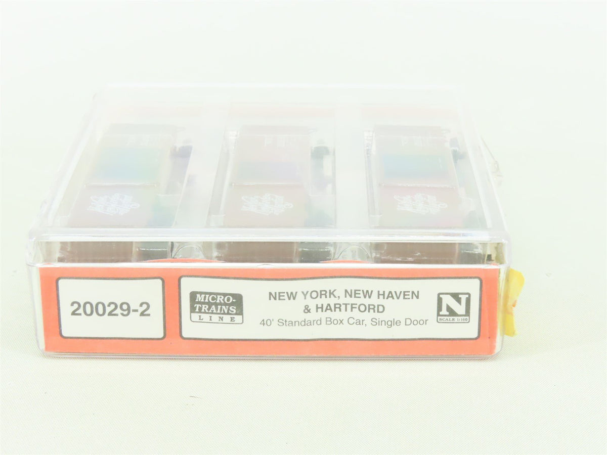 N Micro-Trains MTL #20029-2 NH New York, New Haven &amp; Hartford 40&#39; Box Car 3-Pk.