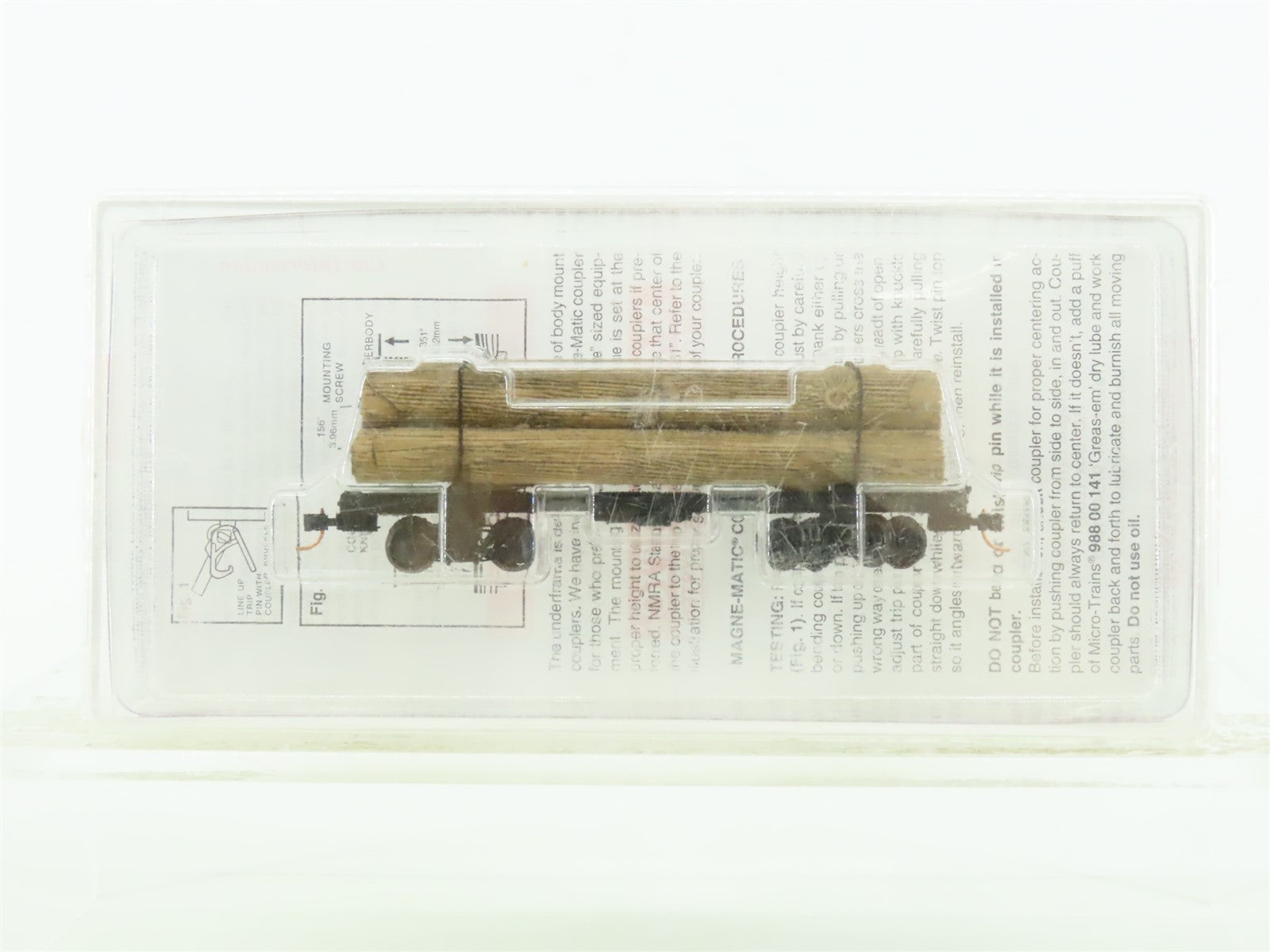 HOn3 Scale Micro-Trains MTL #86500020 30' Log Car w/ Log Load