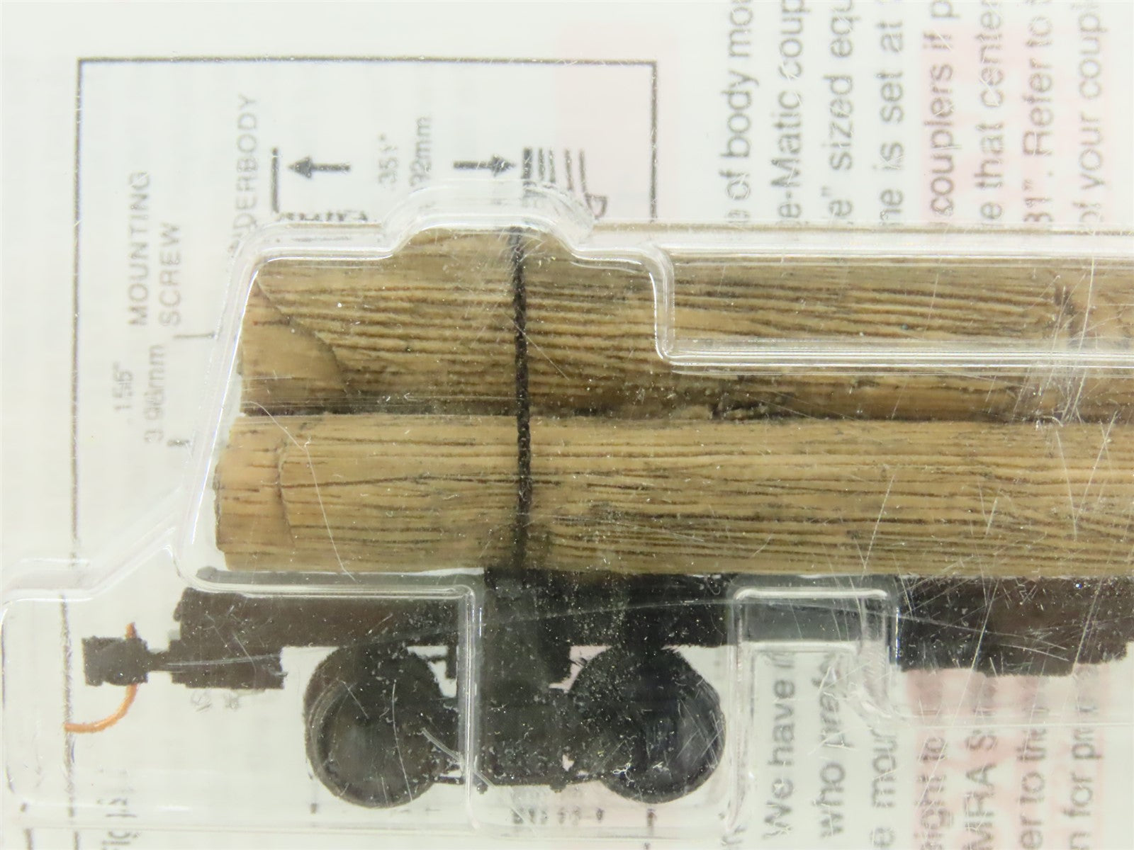 HOn3 Scale Micro-Trains MTL #86500020 30' Log Car w/ Log Load