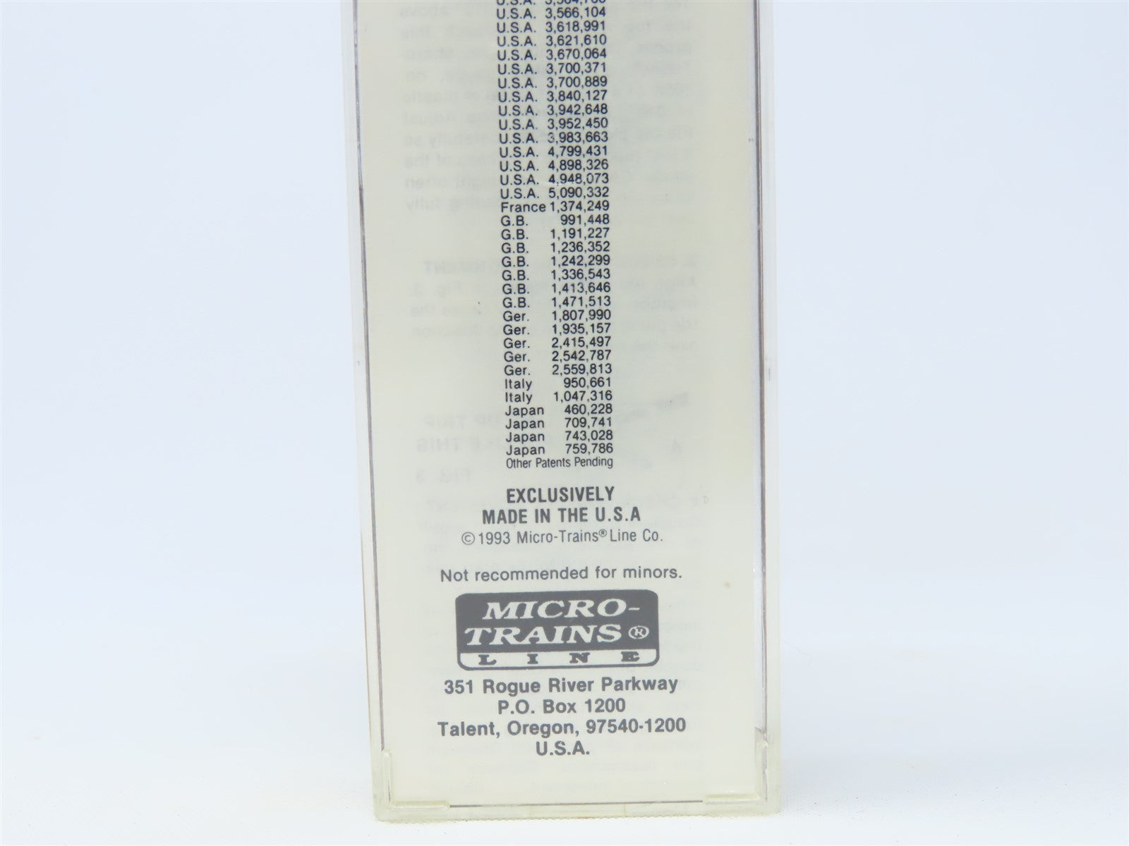 N Scale Micro-Train MTL 70060 Micro Trains Line 3rd Anniversary Reefer #1993