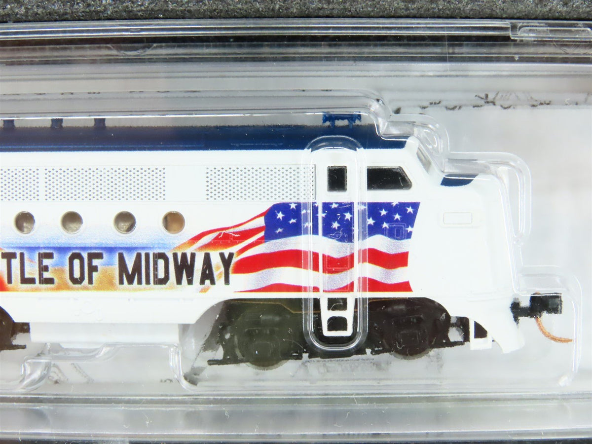 N Scale Micro-Trains MTL 99321081 Battle of Midway EMD FTA Diesel &amp; Caboose Set