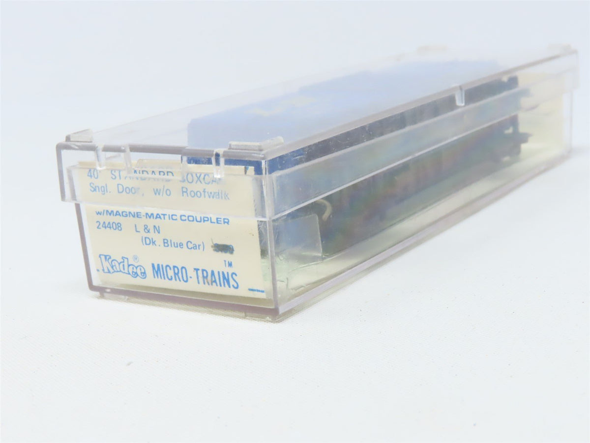 N Scale Micro-Trains MTL Kadee 24408 L&amp;N 40&#39; Steel Box Car #91440 - Blue Label