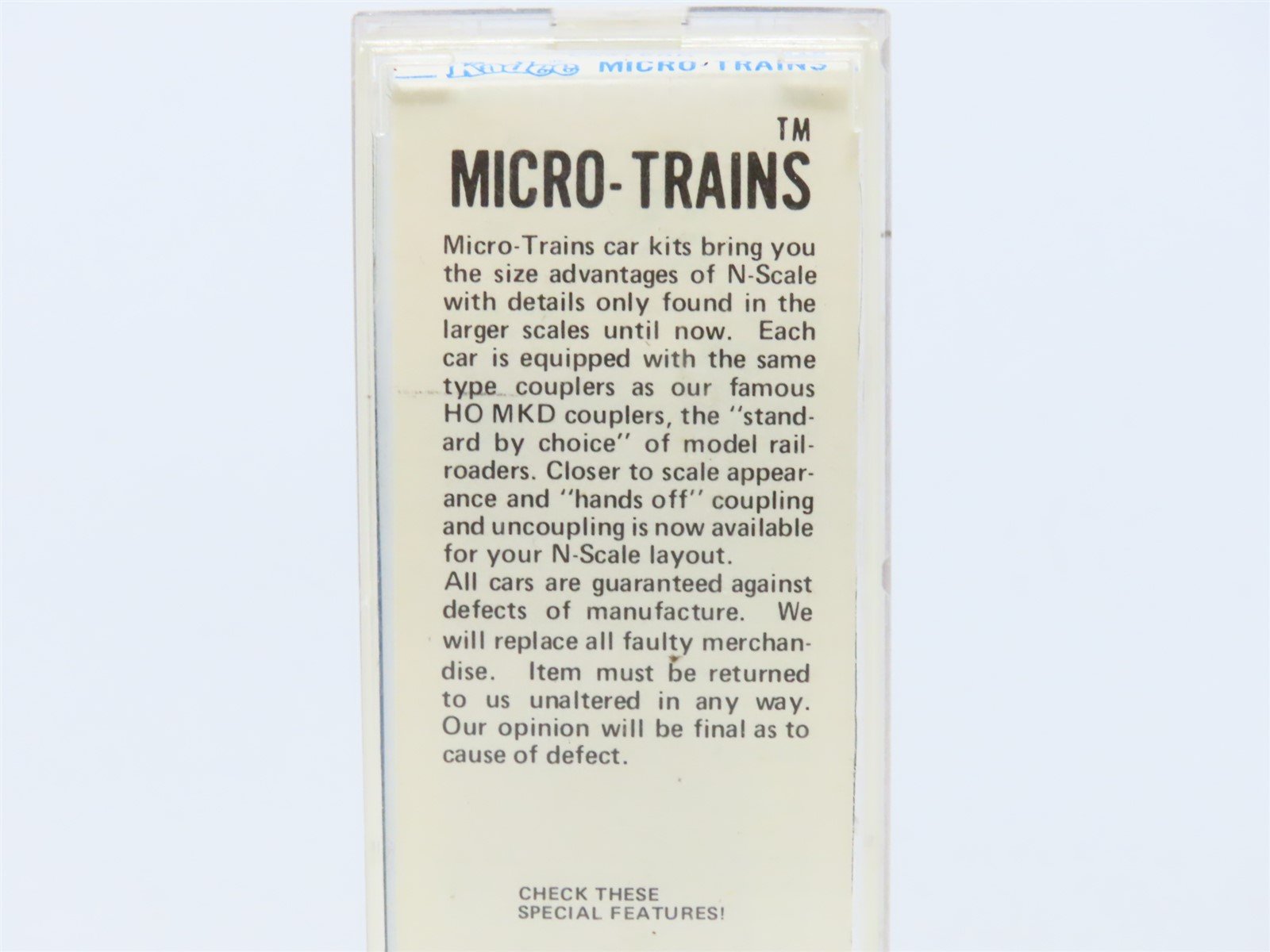N Scale Micro-Trains MTL Kadee 24384 OP&E 40' Steel Box Car #1034 - Blue Label