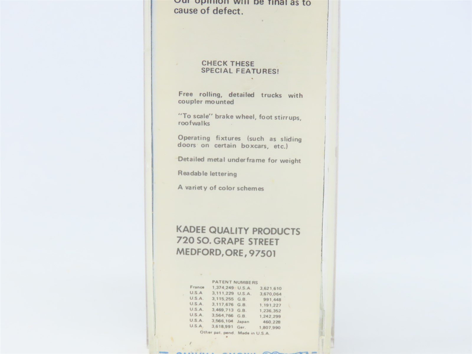 N Scale Micro-Trains MTL Kadee 24384 OP&E 40' Steel Box Car #1034 - Blue Label